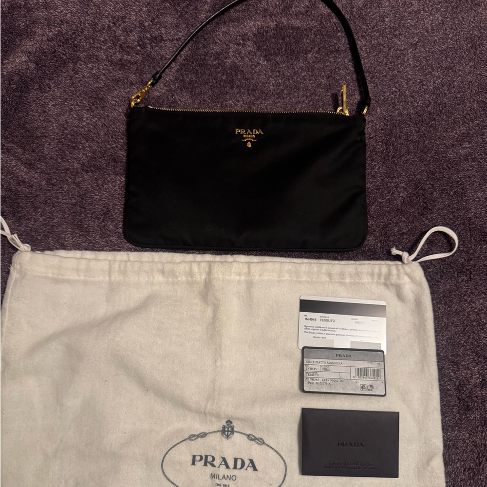 Black Prada Shoulder Bag